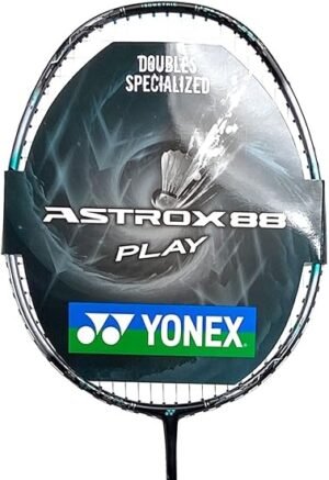 616hWZWQPTL._AC_SY550_.jpg Yonex ASTROX 88 Play Badminton Racquet (BlackSilver) (4UG5) Factory Prestrung