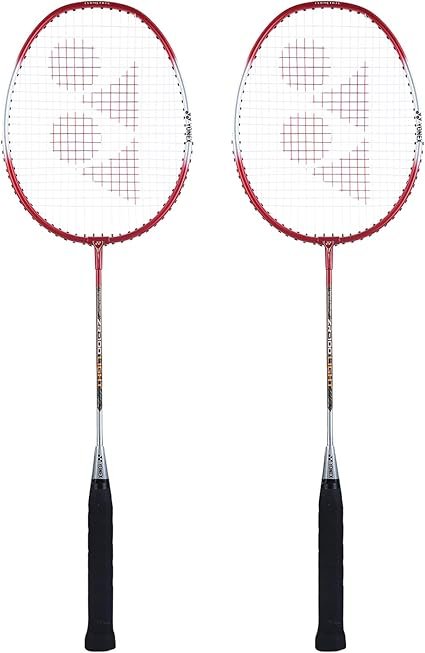 Yonex ZR 100 Light Aluminium Badminton Racquet with Full Cover Set of 2 Made in India