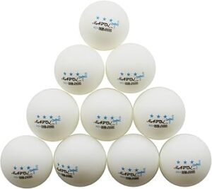 MAPOL 50 White 3Star Table Tennis Ball Premium Training Ping Pong Balls