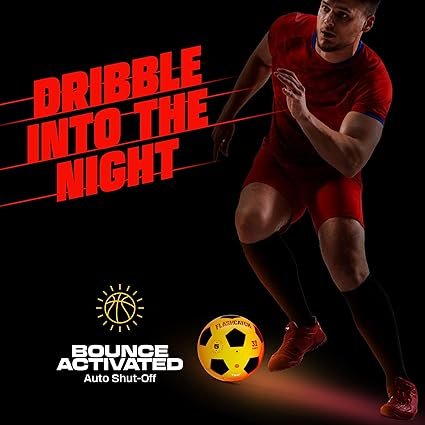 Light Up Soccer Ball Glow in The Dark NO 5 Sports Gear